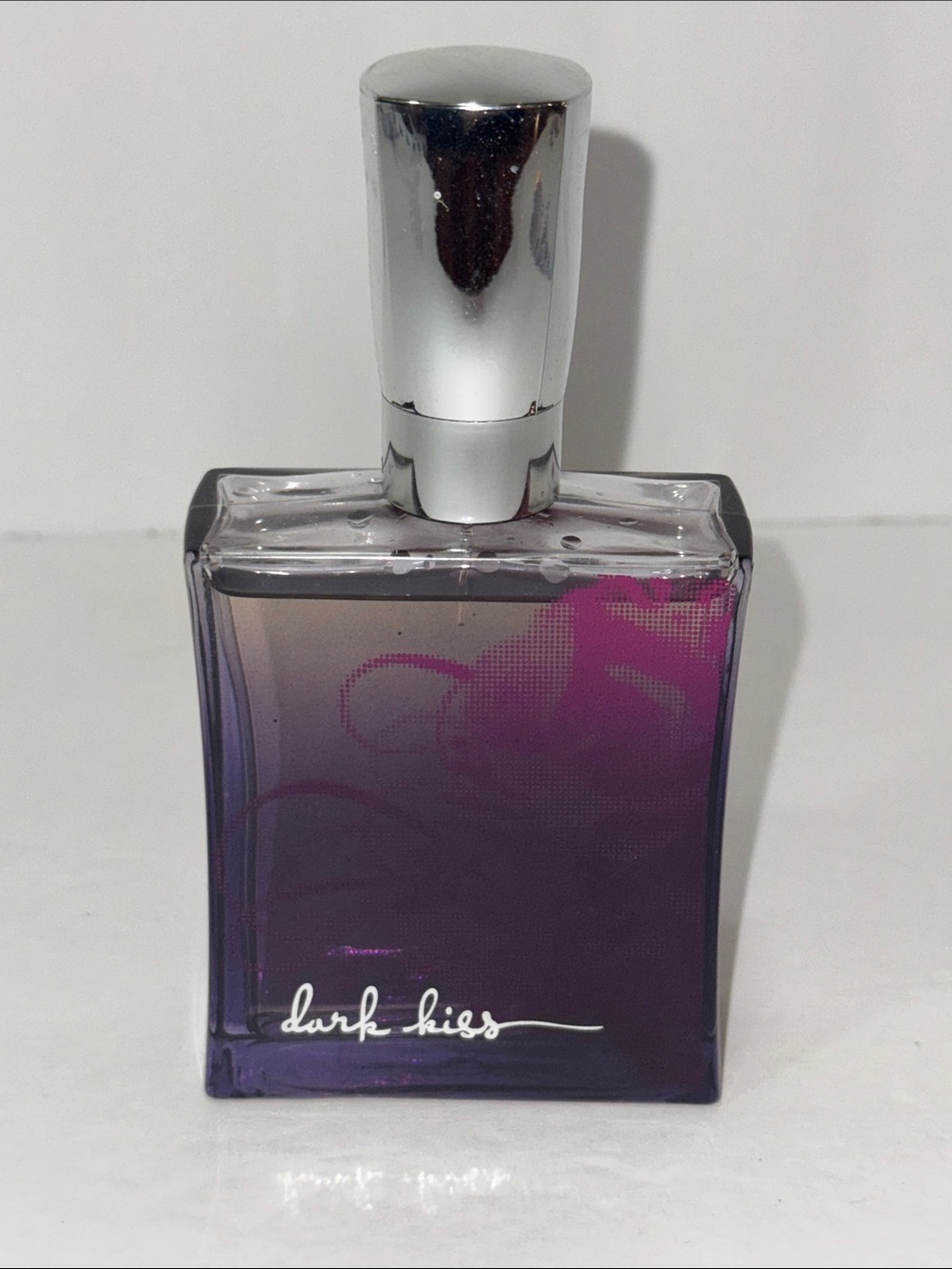 Bath & Body Works Dark Kiss Purple Perfume with Silver Cap - RARE